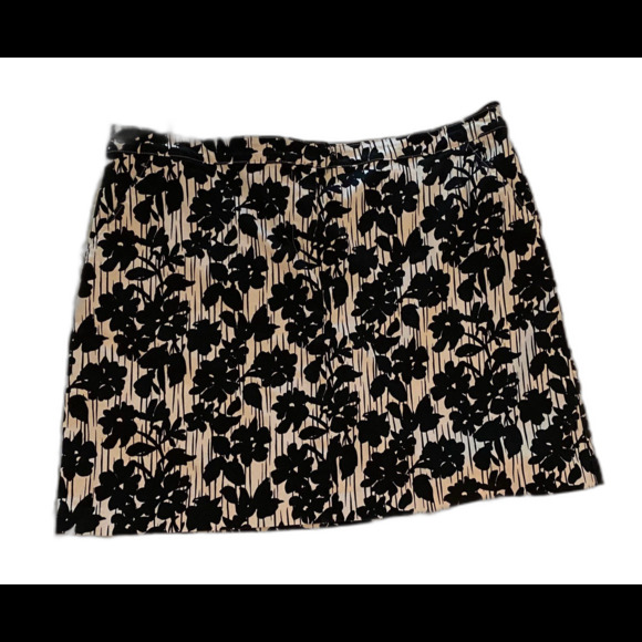 Skort Izod Black & White  Patterned Plus Size 16 Womens Front Pockets - Picture 1 of 10